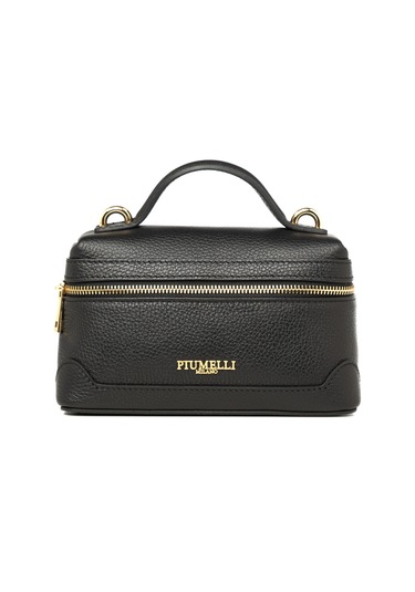 D28 Black Portföy Çantası Kadın Ivette S Piumelli Milano Bag D28 Black