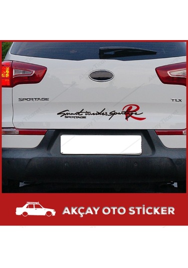 Kia Sportage R Sticker Kia Oto Sticker Araba Sticker Arma Sticker