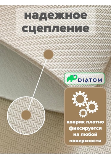 Diatom 40 50 Cm Emici Bulaşık Kurutma Matı. 201061487 Kahverengi