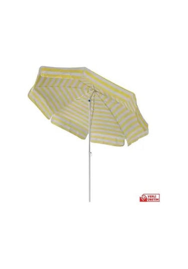 Plaj Bahçe Balkon Şemsiyesi 200cm Sarı Diğer