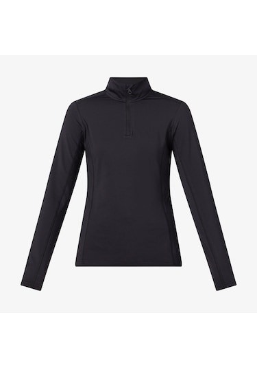 Mc Kinley Hero Iı Half Zip Uzun Kollu Kadın Siyah Üst 426698 Siyah