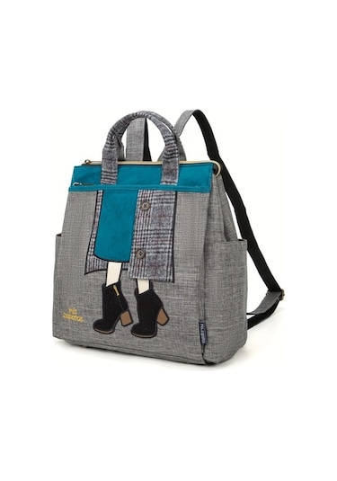 Luckydog Fochsia Kadın Sırt Çantası, Kırmızı, Moda Okul Seyahat Dayanıklı Kırmızı