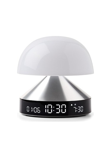 Lexon Mina Sunrise Alarm Saatli Gün Işığı Simulatörü & Aydınlatma - Alüminyum Gri