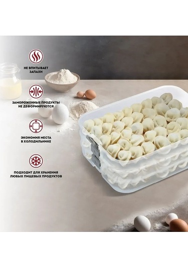 Pazly Pratik 4 Katlı Yiyecek Saklama Kabı - Beyaz, Taze Tutar, Düzen Sağlar, Mutfak İçin Mükemmel Beyaz