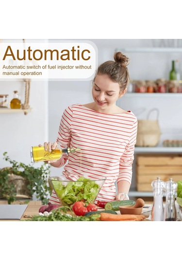 1 Adet Cam Zeytinyağı Dağıtıcı Şişe Baharat Şişesi Sirke Şişesi Şeffaf