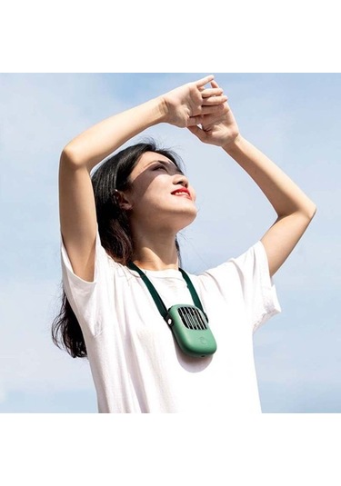 Boyun Fanı Taşınabilir Mini Usb Fanı 5v Şarj Edilebilir 0wfh29 Beyaz