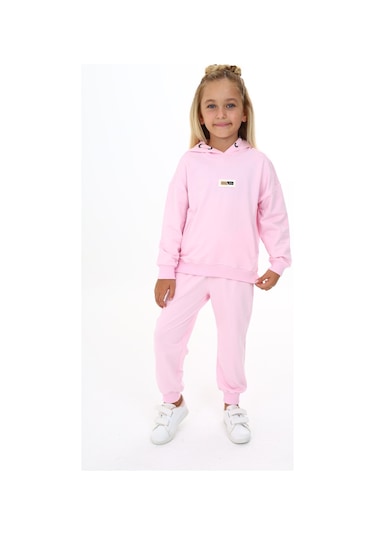 Toontoy Kız Çocuk Eşofman Takım Açık Pembe