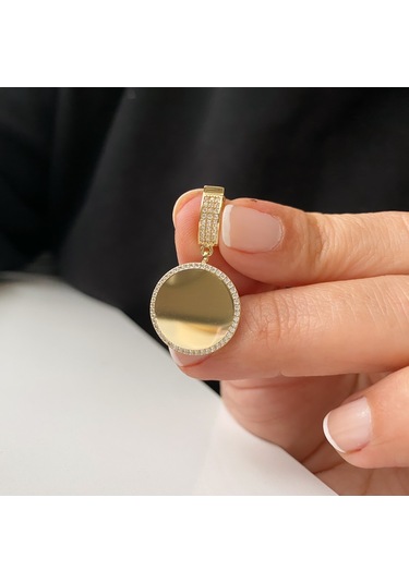 Simurg Jewellery 14k Altın Charm Kolye Ucu