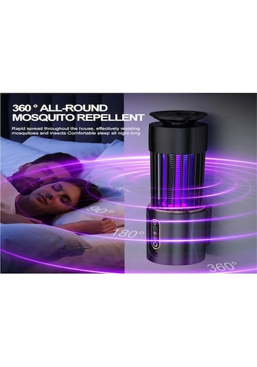 Symbee Taşınabilir Usb Şarjlı Uv Işıklı Elektrikli Sivrisinek Öldürücü Lamba