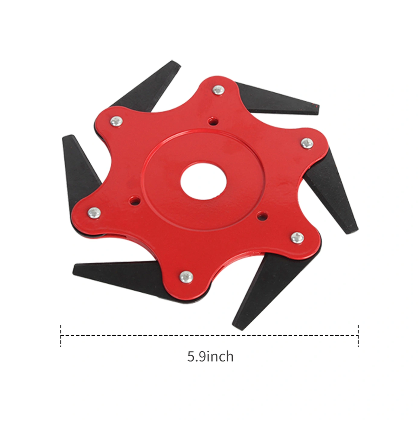 Youmex 65mn Çelik 6 Dişli Budama Kafa - Dayanıklı, Çift Taraflı Kesici Kenar, Zayıf Ot Kaldırıcı, Bahçe/çimlik Kullanıma Uygun 1 İnç Delik