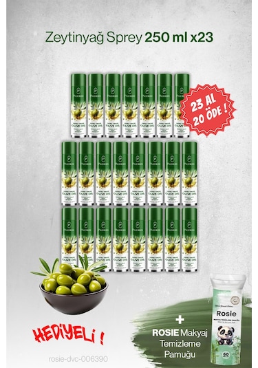 23 Al 20 Öde Premium 250 Ml Zeytinyağ Sprey, Hediyeli