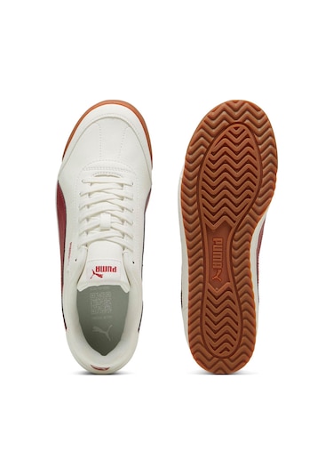 Puma Turino Iı Beyaz Erkek Sneaker Beyaz-kırmızı Beyaz - Kırmızı
