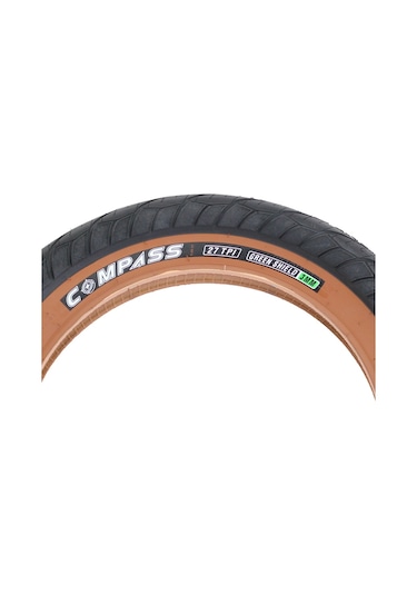 Compass 20x4.0 3mm Zırhlı Fat Bike Bisiklet Dış Lastik Amber
