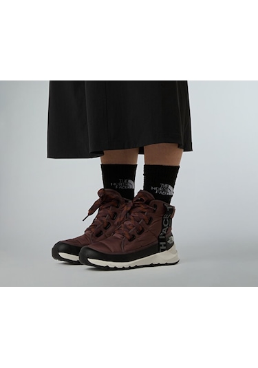 The North Face W Thermoball Lace Up Luxe Wp Kadın Kar Botu Nf0a817wc9r1 Gri Gri