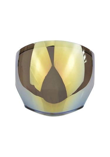 Dianziye Kyt Nfj Kask İçin Altın Renkli Pc Malzeme Motosiklet Kask Lens - Güneş Işığı Engelleme, Rüzgar Ve Sis Koruma