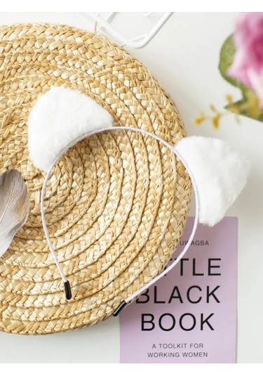 Logovo Bobrov Kuli: Pofuduk Kedi Kulakları 91903030 Beyaz