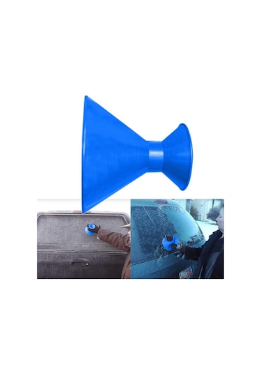 Oto Araç Araba Kar Buz Kırıcı Kazıma Kazıyıcı Koni Ön Cam Temizle N11.742