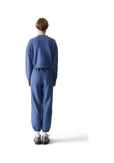 Penti Koyu Mavi Silky Feel Contrast Sweatshirt