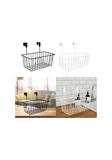 Beyaz Dolap Kapısı Düzenleyici, Kancalı Örgü Saklama Sepetleri, Asma Sepet, Tel Sepet Hakkında