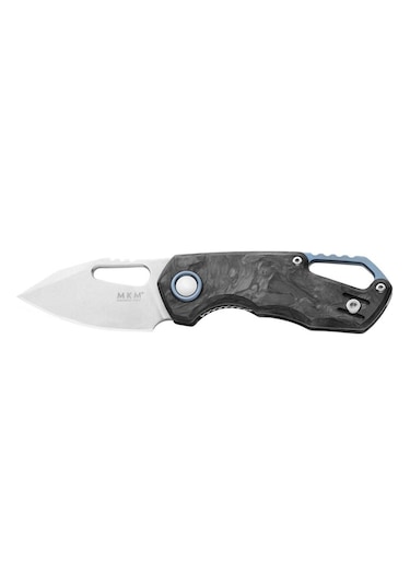 Mkm Isonzo M390 Clip Point Carbon Fiber Kamp Çakı Siyah