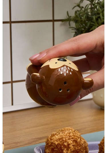 Karaca Monkey Tuzluk Ve Biberlik Kahverengi Kahverengi