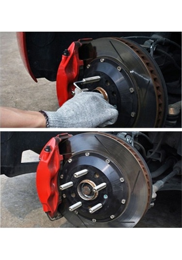 Ganzhoushop Vida Tekerlek Sones Saplama Modifikasyon Adaptörü M14x1.5 M12x1.5 Ln044 Ln033 Ln032 İçin Araba Jant Adaptörü 5.8cm 20 Adet Nb M14 x 1.5