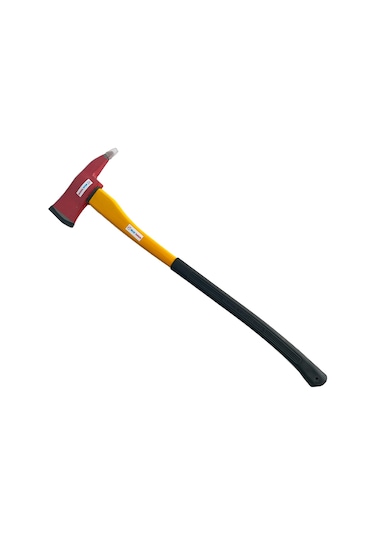 İtfaiyeci Yangın Baltası Uzun Ahşap Saplı-fire Axe