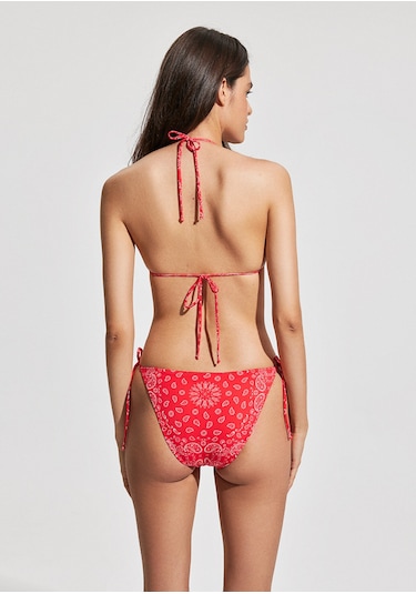 Mavi - Kırmızı Bikini Üstü 1912596-32317 Kırmızı