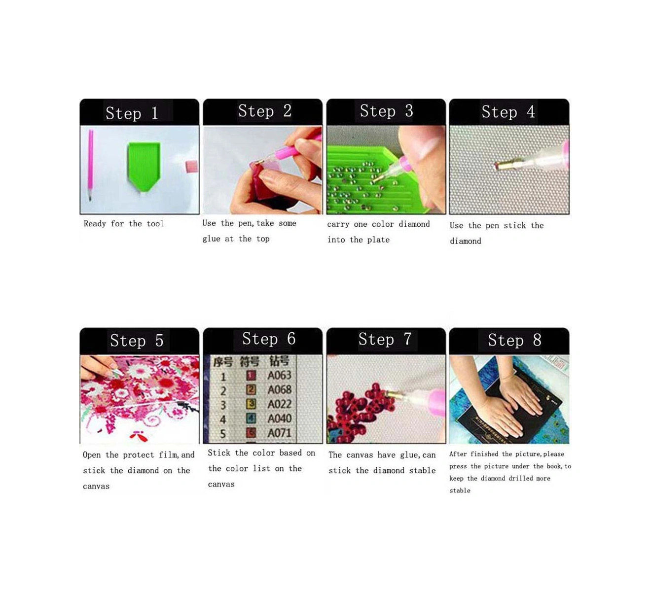 Youmex 25x30cm Kısmi Delikli Kanvaslı, Kristal Ve Özel Şekil Pırlanta, Çerçeve Yok, Tam Set Dıy Pırlanta Boyama A-ı Renk Seçenekli