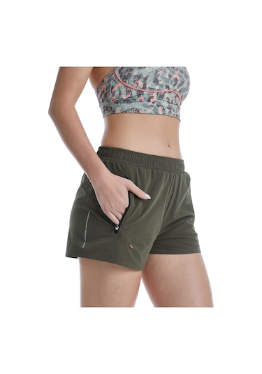 Blackspade Kadın Spor Şort 70508 - Haki Haki