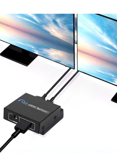 Büro Ev Ofis Cihazları İçin 2port Hdmı Splitter