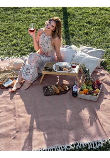 Battaniye Pamuk Miren 180x200 Cm Kiremit