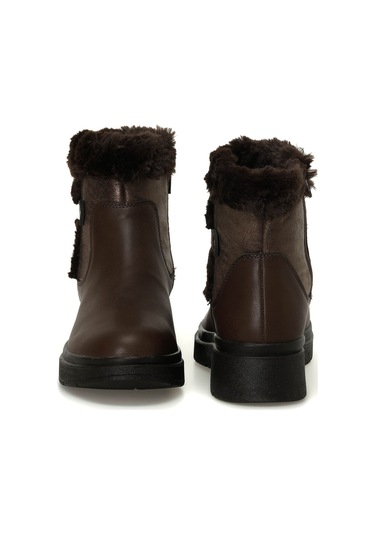 Polaris 166693.z4pr Kahverengi Kadın Düz Bot 000000000101922081 Kahverengi