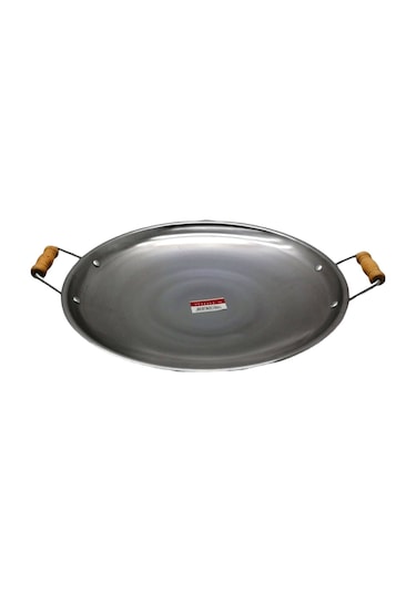 No-4 Çelik Kulplu Kavurma Sacı Çok Renkli