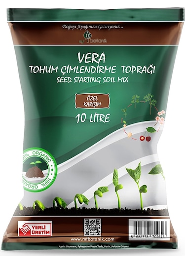 Fide Yetiştirme Toprağı Tohum Çimlendirme Harcı 10 Litre