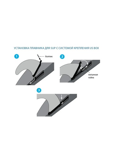 Tourus Sup İçin Finli Cıvata Ve Somunlu Us-box Sup Yüzgeci 144838877