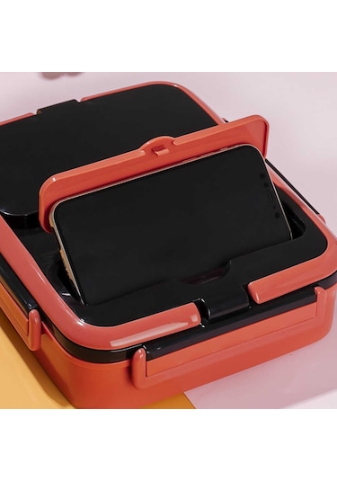 Cooker 1392-2 Çelik Hazneli 3bölmeli Beslenme Kutusu Sefer Tası