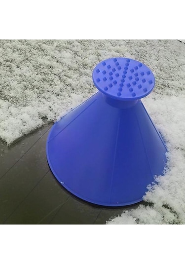 Oto Araç Araba Kar Buz Kırıcı Kazıma Kazıyıcı Koni Ön Cam Temizle N11.742