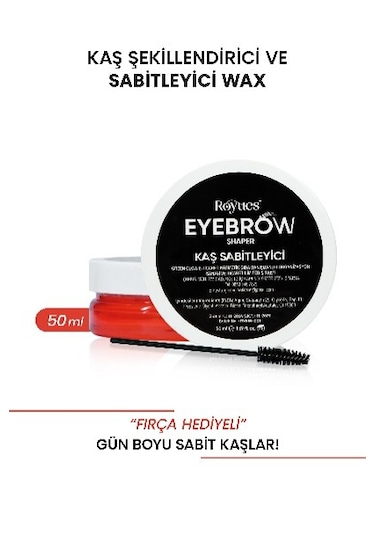 Royues Kaş Şekillendirici Kaş Sabitleyici Wax Eyebrow Shaper 50 ML