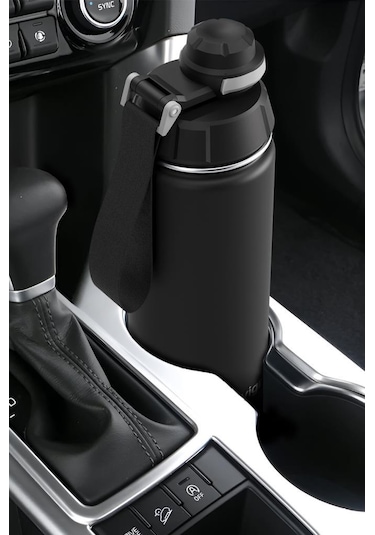 Stevig 1 Hand Leak-proof Sızdırmaz Çelik Termos 500 Ml Black St-207