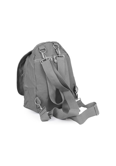 Küçük Boy Krinkıl /klinkır Su Geçirmez Çok Gözlü Uzun Askı Günlük El Omuz Ve Sırt Çantası Gri 13-5a Gri