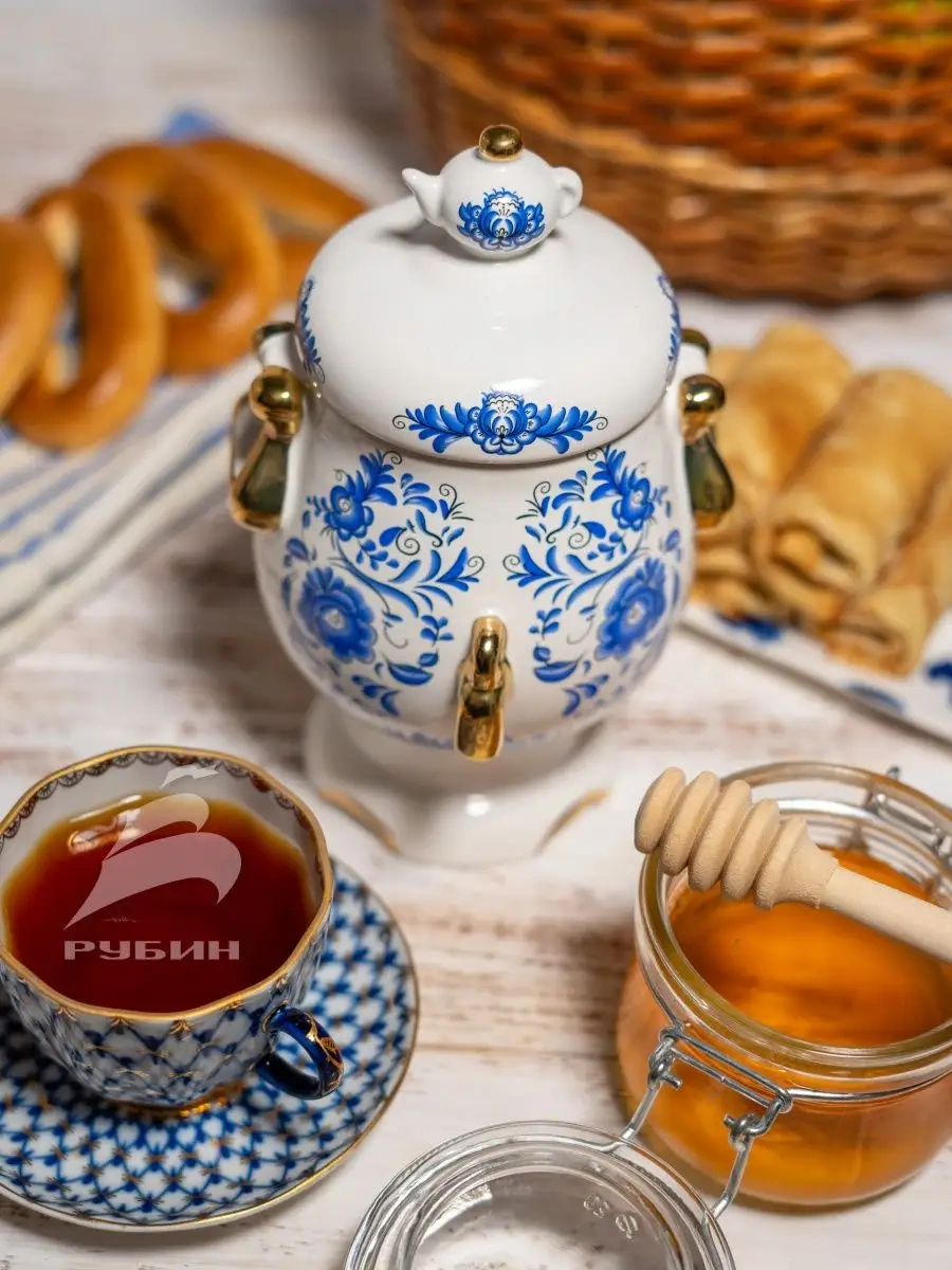 Get&joy Seramik Çaydanlık - Semaver, Kuru Gıda Saklama Kabı 117651201