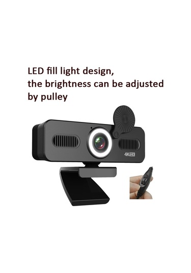 Sones C360 1080p Ağ Yüksek Çözünürlüklü Bilgisayar Kamerası Sürücüsüz Güzelleştirici Işık Kamerası Çok Yönlü Mikrofonlu, Kablo Uzunluğu: 1,8 M