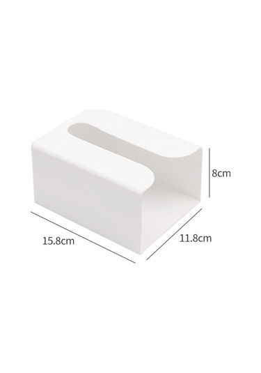 Beyaz Duvara Monte Doku Kutusu Peçete Tutucular Kendinden Yapışkanlı Kağıt Kılıfı Punch Ücretsiz Çıkarılabilir Peçetelik 46921355