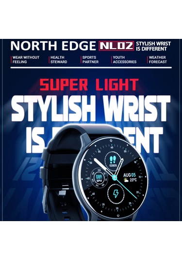Sones North Edge Nl02 Moda Bluetooth Spor Akıllı Saat