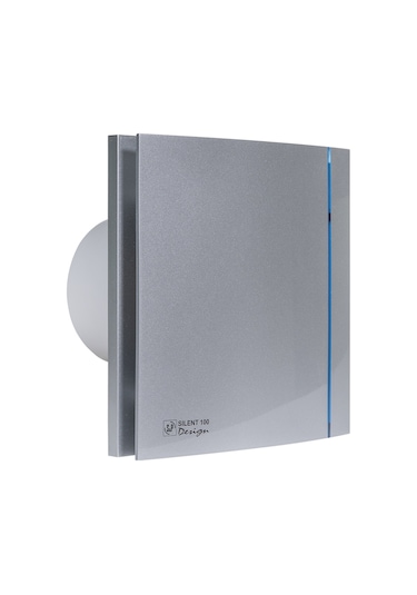 Silent-100 Cz Silver Design Sessiz Banyo-Wc  Fanı