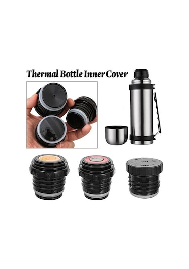Trendooze Yeni Yedek Vakum Termal Stoper Şişe Kupa Kapağı Kapağı Fişi Bardak Açık 3 Cb Diğer
