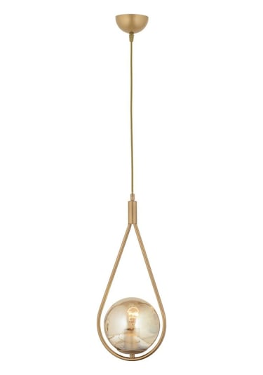 Apliqa Mirza Tekli Eskitme Bal Camlı Sarkıt Modern Avize