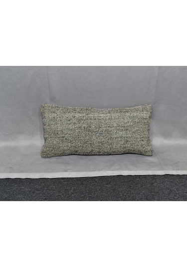Zehra Abla Halı Yeni El Dokuma Dekoratif Lumbar Kilim Kırlent Yastık Kılıfı 6696 Çok Renkli