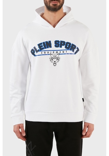 Plein Sport Erkek Sweat Fıps21901 Beyaz